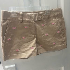 Womens New Beige and Pink Vineyard Vines Shorts
